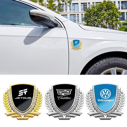 Hot Sale 🎉50% OFF🎉3D Wheat Ear Diamond Metal Creative Car Sticker