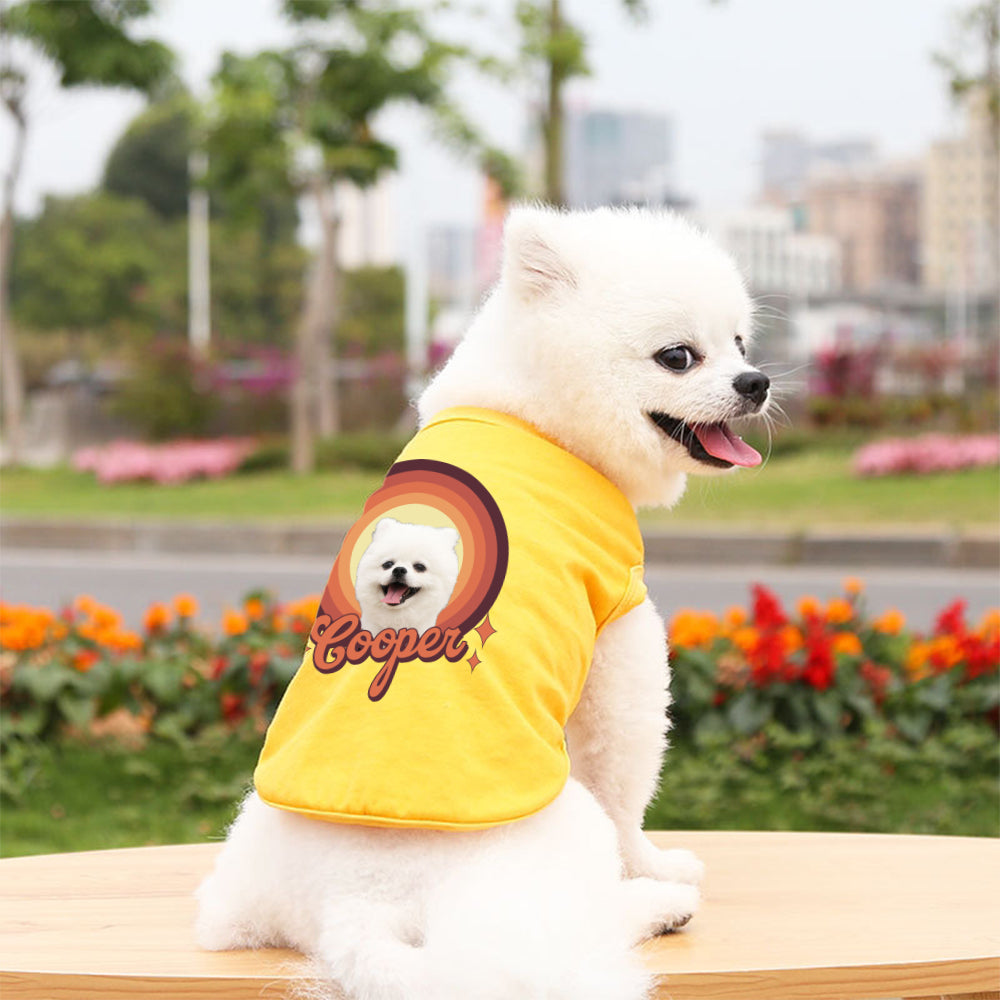 Personalized Funny Face Photo Pet Shirt | inCloth66